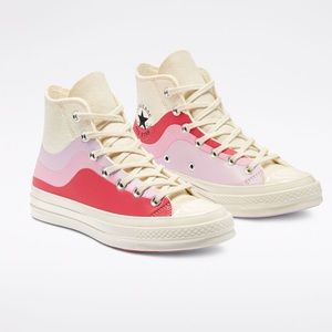Converse - Chuck 70 high thermo felt winter white pink.